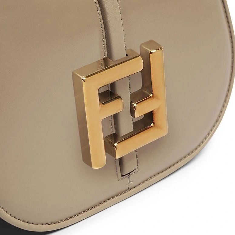 Affordable C'mon Leather Calf Mini Fendi In Bag Grey 0815